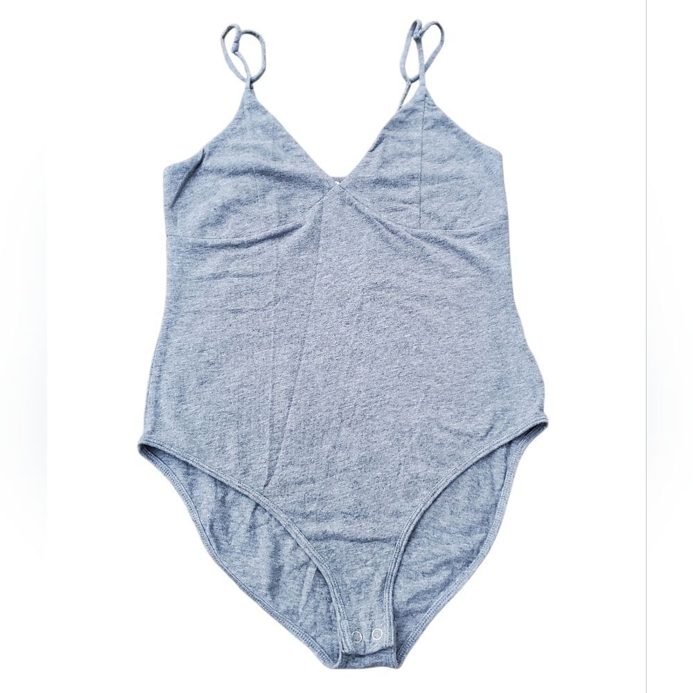 Xhilaration Sleepwear Solid Gray Bodysuit